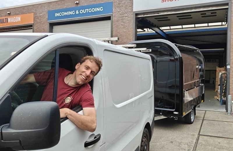 Snackwagen op zuidduinen